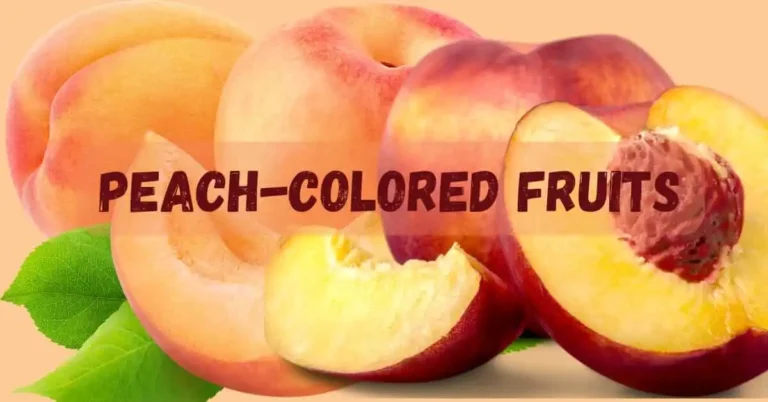Healthy and Delicious Peach-colored Fruits