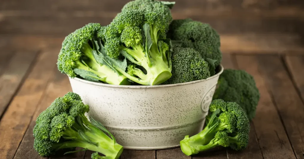 Broccoli raw vegetable