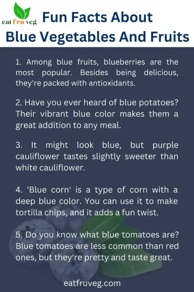 Funfacts about blue fruits & vegetables
