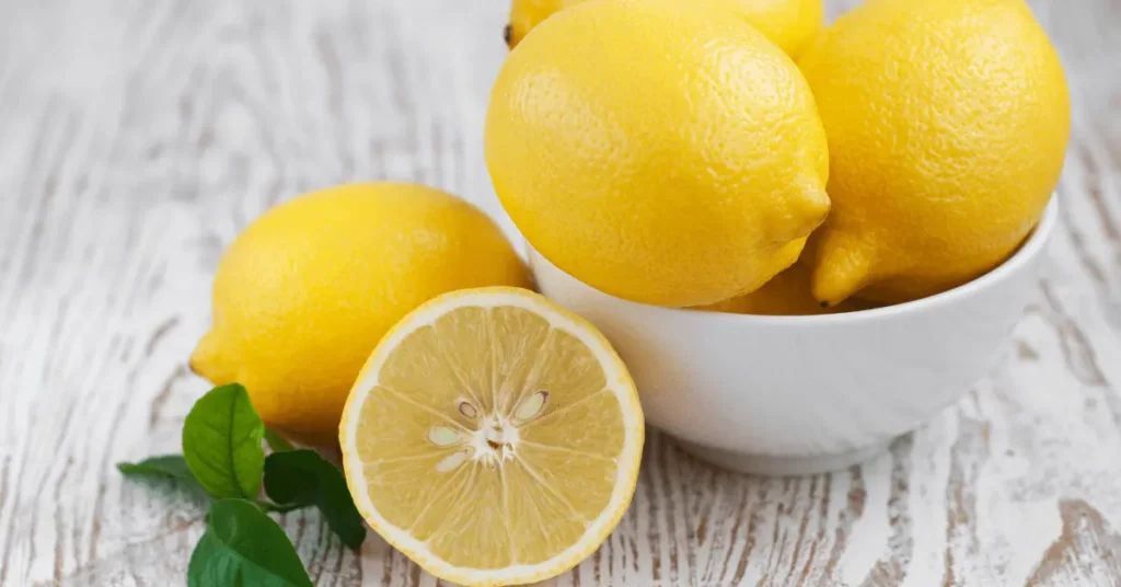Lemons ( Rich in Vitamin C)
